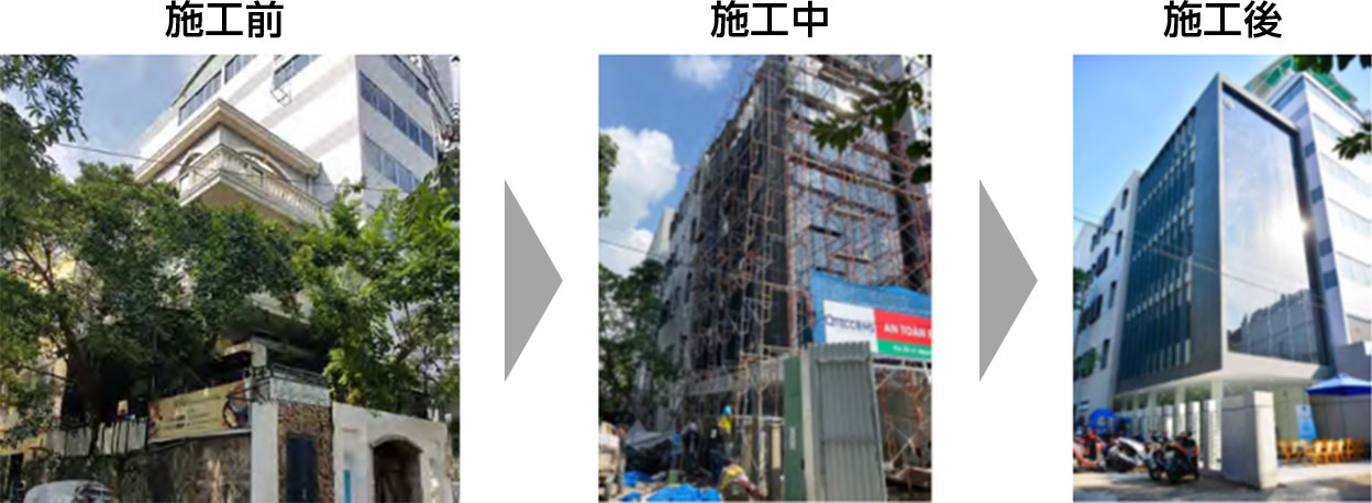 ベトナムにおけるリノベーション事業