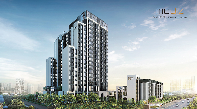 Condominium project in Bangkok, Thailand "Modiz Vault Kaset Sripatum"