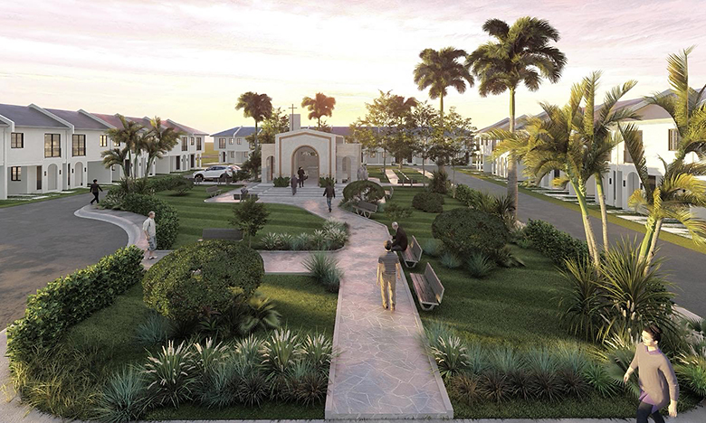 Image of the "Sentro" detached house business in the Philippines